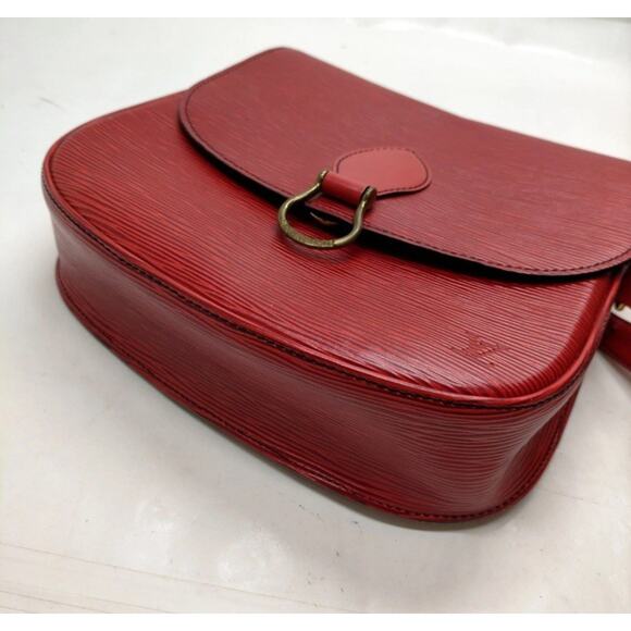 Louis Vuitton LV Shoulder Bag M52217 Saint Cloud Red Epi 451424 - Picture 2 of 9